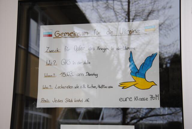 Plakat für den Kuchenverkauf der Georg-Keimel-Mittelschule Elsenfeld | Foto: Andrea Kaller-Fichtmüller