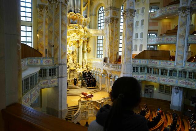 Karfreitagsgottesdienst in der Dresdener Frauenkirche 2022.