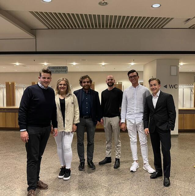 v.l.n.r. Lukas Bohn, Carolina Kneier, Max Bruder, Julian Dalberg, Dominic Hartlieb, Marlon Richter