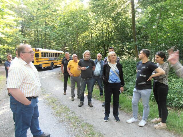Die Teilnehmer*innen erfuhren viele spannende Details über das Waldsterben und den Klimawandel. 