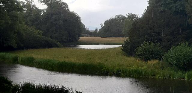 Der Blick vom Schlösschen zum Schloss darf nicht verbaut werden | Foto: Wolfgang Giegerich