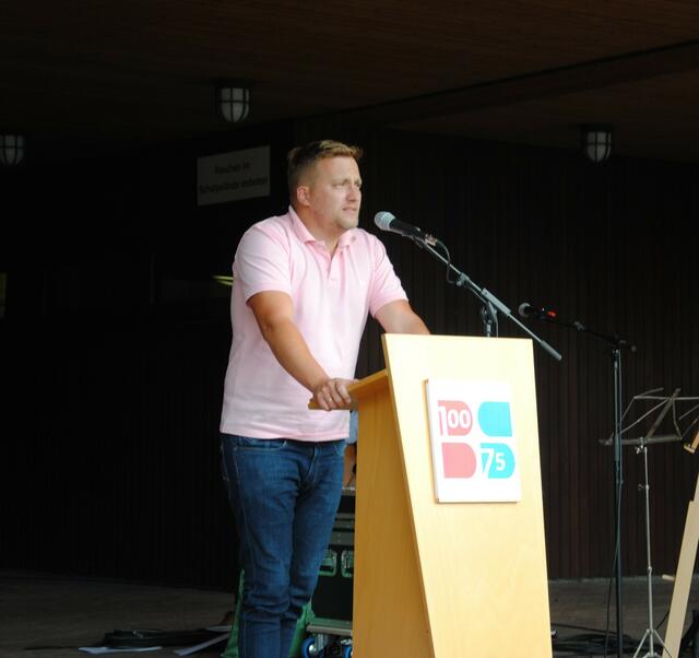 Religionslehrer Andreas Schrott war für den "Impuls" zuständig