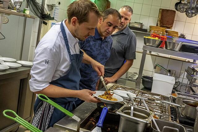 29.07.2022, Alex and friends | Chefs Party  im Restaurant Burgterrasse Clingenburg, Klingenberg am Main. | Foto: Burgterrasse Clingenburg