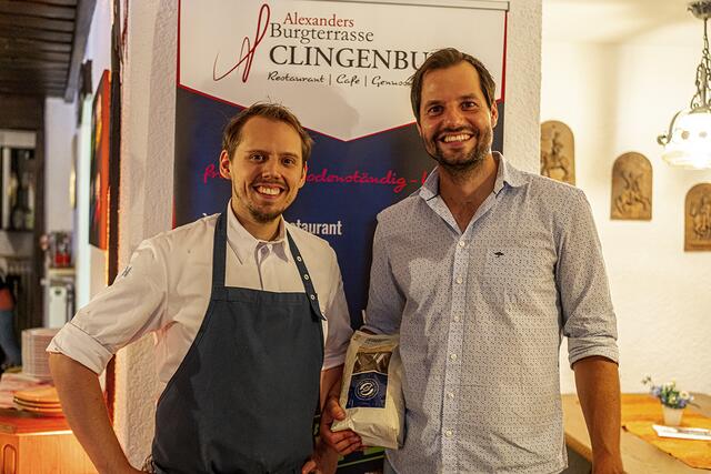 29.07.2022, Alex and friends | Chefs Party  im Restaurant Burgterrasse Clingenburg, Klingenberg am Main. | Foto: Burgterrasse Clingenburg