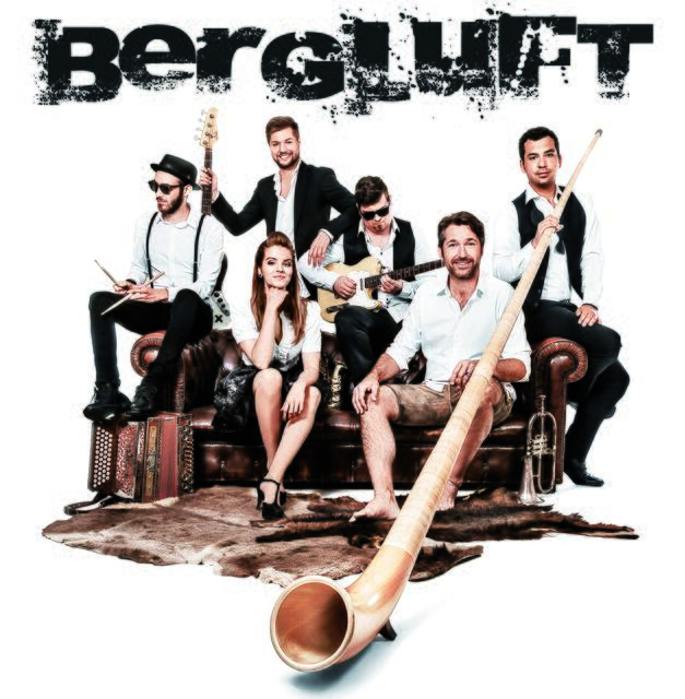 Bergluft – die Haus- und Hofband des Löwenbräukellers am 
Freitag, den 26. August 2022 und Samstag, den 27. August 2022 ab 21.00 Uhr im Festzelt: | Foto: Bergluft 