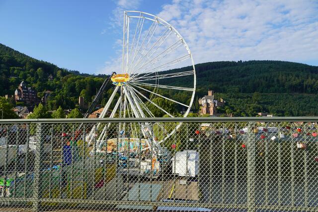 Neuer Standort des Riesenrades  auf der MMM 2022.