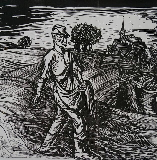 Ein weiterer Name für das einstige Kirchenfest „Mariä Geburt“ war  „Unsere Frau in der Saat“  als Anspielung an die Aussaat des Winterkorns. Bauernregeln nehmen hierfür Bezug, beispielsweise :  „Mariä gebor’n / Bauer sä Weiz' und Korn“ oder  „Nach Mariä Geburtstag, /der Sämann nicht mehr warten mag.“ 
Zeichnung: Roland Schönmüller