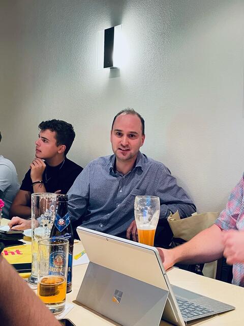 Markus Krebs berichtet über die Kassenentwicklung | Foto: 2022 FDP KV Miltenberg, freigegeben für Pressezwecke