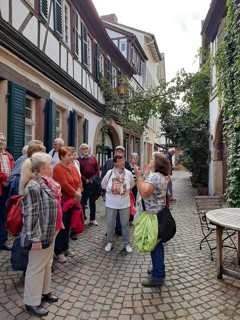 Zweite Gruppe bei der Stadtführung | Foto: Gertraud Frank