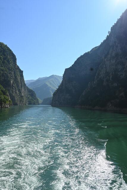 Albanien - Koman Stausee