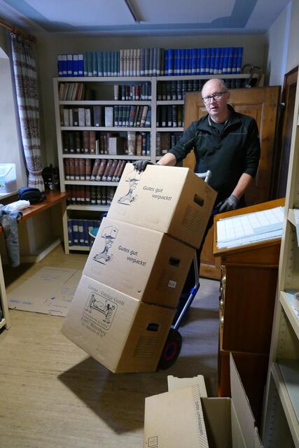 Der Transport war harte Arbeit