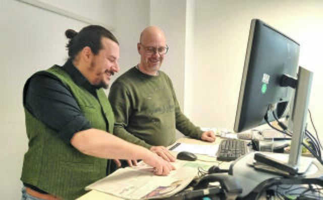 Werbeberater Björn Heilmann und Thomas Becker