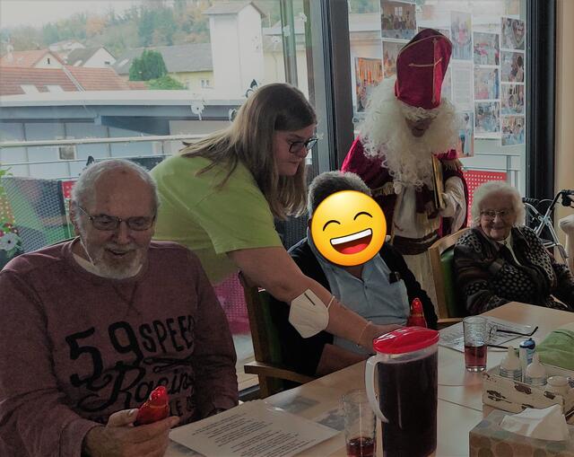 Ein kleiner Schokonikolaus, große Freude.