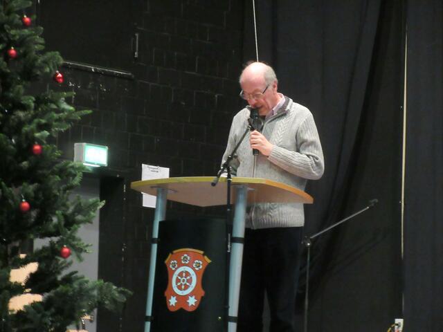 Werner Schmitt setzte den besinnlichen Schlusspunkt | Foto: Friedrich Frank