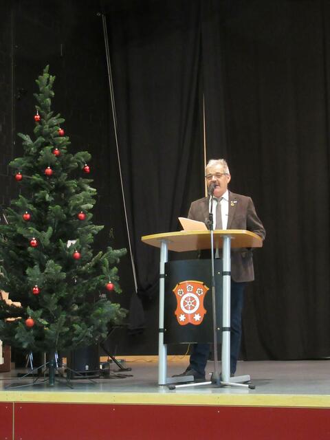 Vereinsring-Vorsitzender Klaus Kühnapfel bei der Begrüßung | Foto: Friedrich Frank