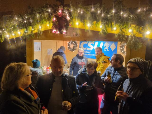 CSU bei der Weihnacht' im Steinbruch Stadtprozelten | Foto: Christian Johne