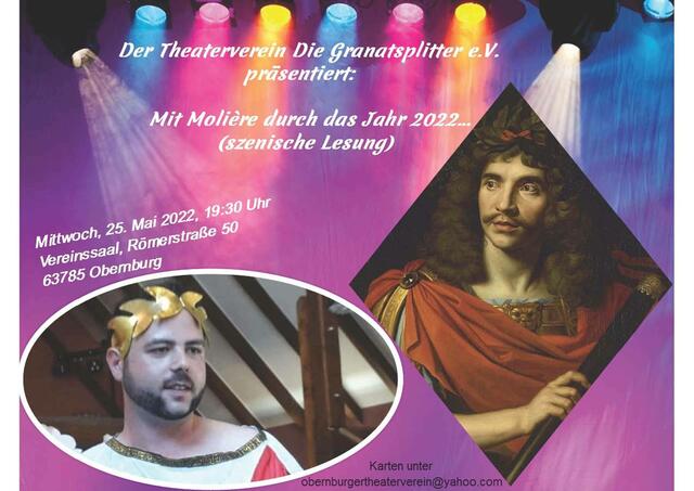 Das Plakat zur Veranstaltung zu Ehren des französischen Schriftstellers | Foto: Theaterverein 