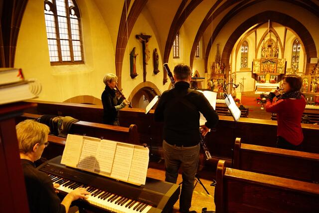 Musikalisches Quartett zu Gast in Eichenbühl.