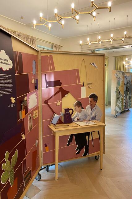 Für jeden etwas dabei: spielerisch an interaktiven Stationen mehr über Nachhaltigkeit und Umweltschutz erfahren.