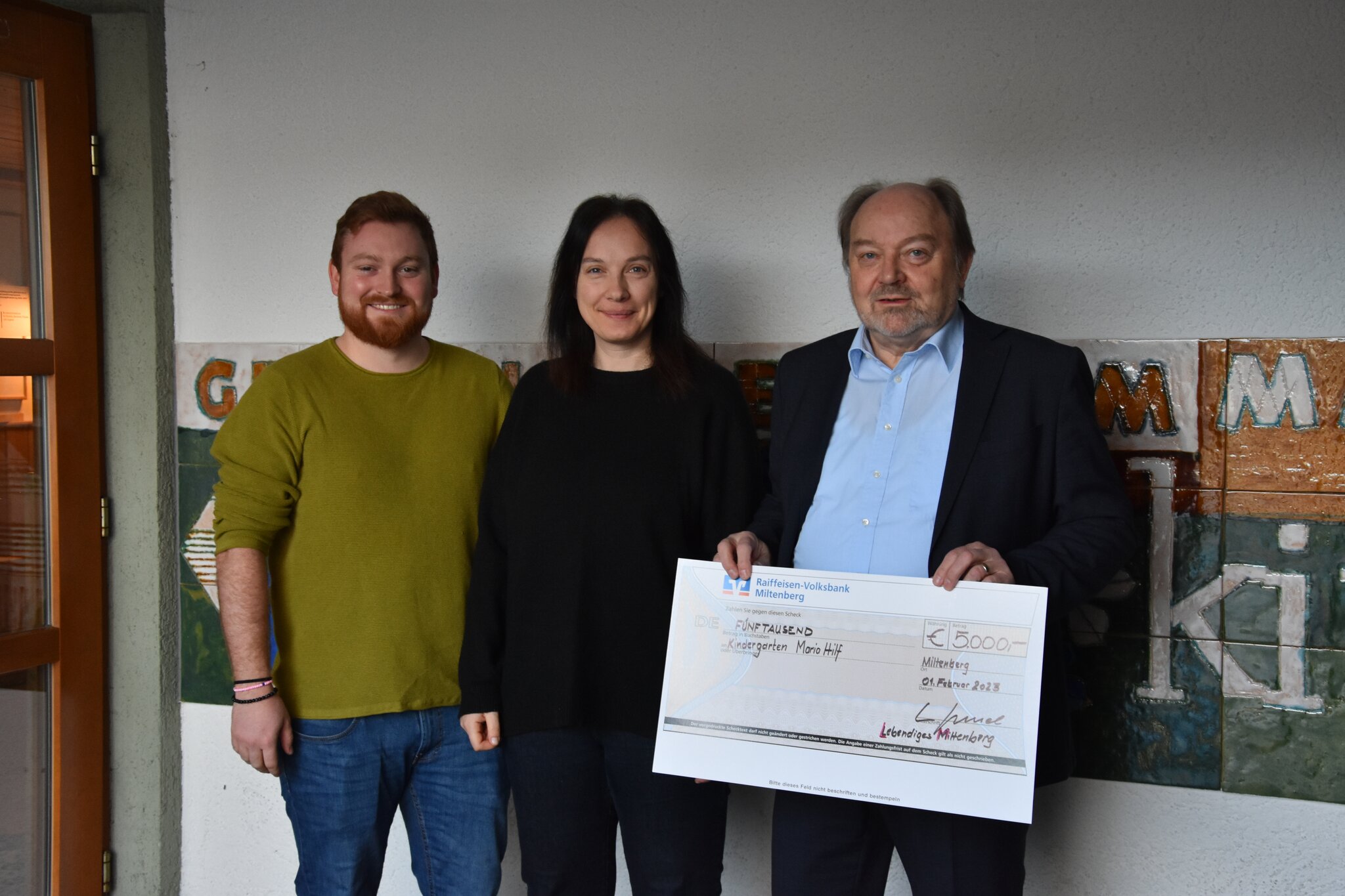 Spende an Kindergarten: Große Freude im Kindergarten Maria Hilf in