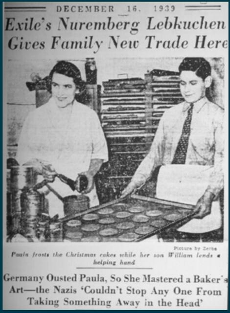 Paula Freund und ihr Sohn William in ihrer Lebkuchenbäckerei in NY. | Foto: Nancy Freund-Heller