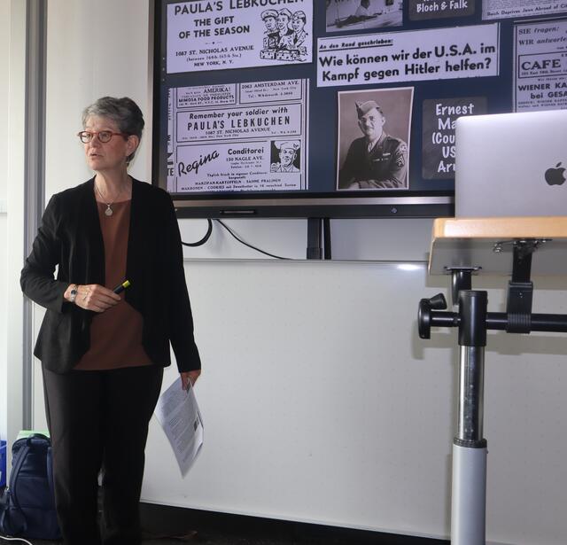 Nancy Freund-Heller erzählt von ihrer jüdischen Familie. | Foto: Thum
