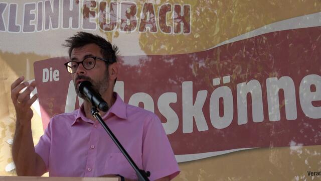 Schirmherr und  Landrat Jens Marco Scherf betonte, wie wichtig das Handwerk für die Zukunft ist.