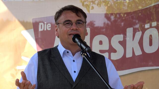 Kleinheubachs Bürgermeister Thomas Münig freute sich auch als Hausherr über den Erfolg der Messe in Kleinheubach.