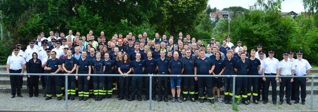 Offizielle Verleihung und Hauptübergabe der Abzeichen an erfolgreiche Mannschaften. | Foto: Landratsamt Neckar-Odenwald-Kreis