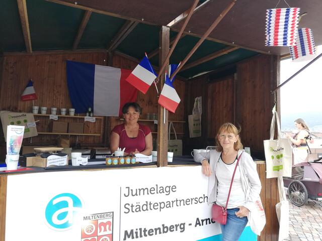 Der Arnouviller Stand am Mainfest | Foto: Brigitte Hartung-Bretz