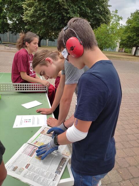 Demenzprojekttag Hermann-Staudinger-Gymnasium Erlenbach | Foto: HSG Erlenbach