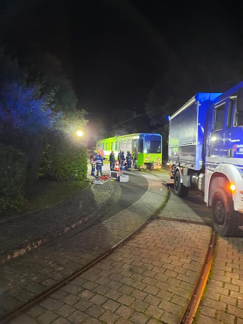 Junghelfer aktiv am Unfallort | Foto: THW Miltenberg 