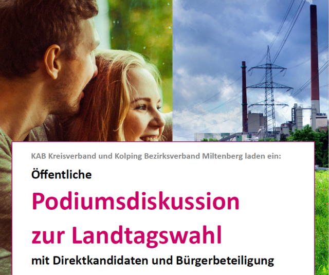 Am 22. September um 19 Uhr findet im Jugendheim Großheubach die Podiumsdiskussion zur Landtagswahl statt. Mit dabei Direktkandidaten aus dem Landkreis Miltenberg von CSU, FDP, FW, Grüne und SPD. | Foto: Joachim Schmitt