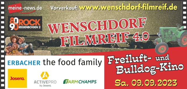 Musikverein Odenwälder Trachtenkapelle Wenschdorf-Monbrunn e. V. veranstaltet WENSCHDORF FILMREIF 4.0 Freiluft- und Bulldog-Kino am 9. September 2023 | Foto: Musikverein Odenwälder Trachtenkapelle Wenschdorf-Monbrunn e. V.