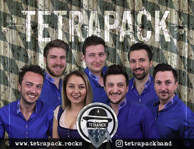 Rockig - bayrisch - jung - auf zack - TETRAPACK! 
Samstag, 2. September 2023, 20 Uhr
 | Foto: TETRAPACK