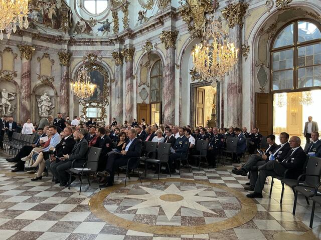 Residenz in Würzburg anlässlich dem Blaulichtempfang 2023 | Foto: THW Obernburg