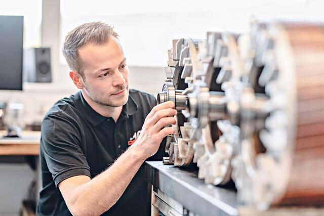 Aus der Motorfertigung | Foto: OSWALD Elektromotoren GmbH