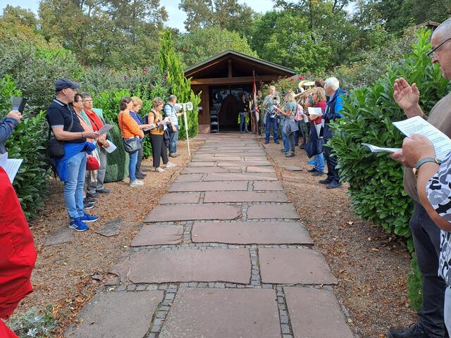 Im Franziskusgarten auf dem Engelberg | Foto: Martin Winkler