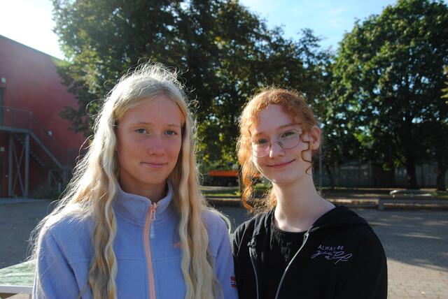 Laila Huber und Sarah Bauer  | Foto: Andrea Kaller-Fichtmüller
