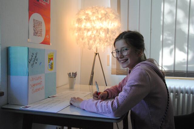 Im Wahllokal des Jugendtreffs Sulzbach hat Pia Kunkel an der U18-Wahl teilgenommen. | Foto: Andrea Kaller-Fichtmüller