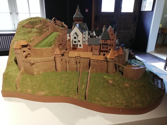 Burgmodell im Grafschaftsmuseum Wertheim | Foto: Brigitte Hartung-Bretz