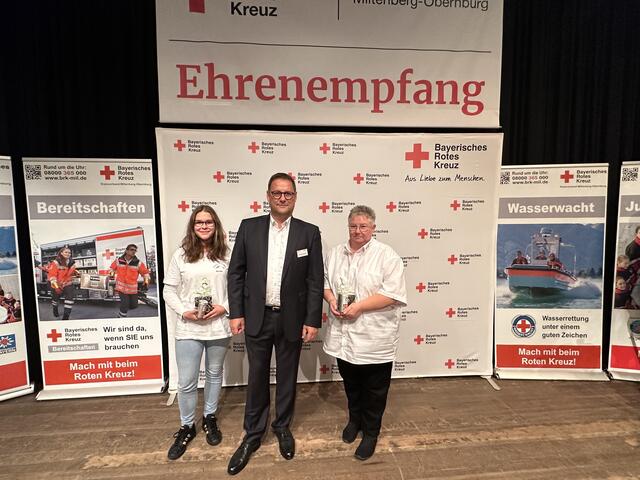 Gratulation an neue Wasserretterin und Erste-Hilfe-Ausbilderin | Foto: BRK Miltenberg-Obernburg