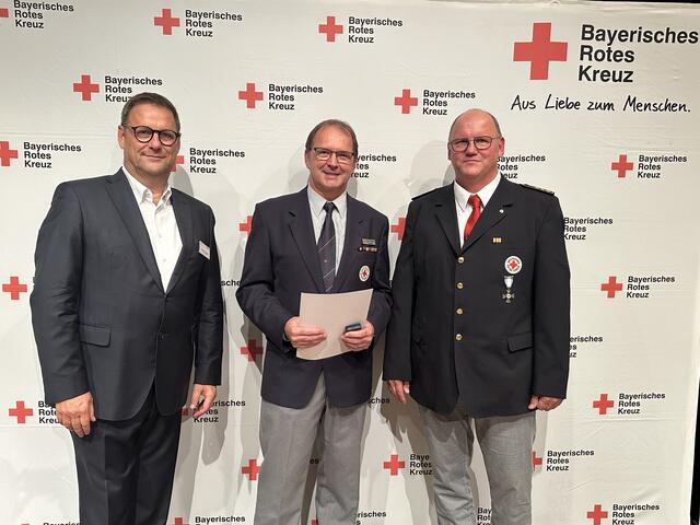 Ehrung von Roland Geis für besonderes Engagement im Ehrenamt | Foto: BRK Miltenberg-Obernburg