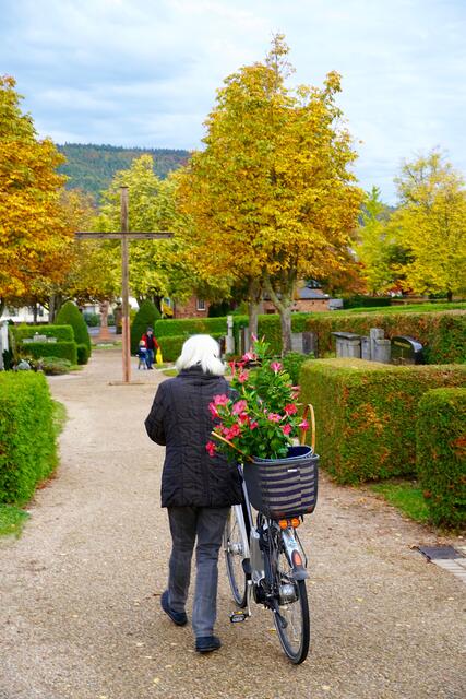 Im Miltenberger Hauptfriedhof.