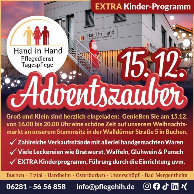 Foto: (c) Ambulanter Pflegedienst Hand in Hand GmbH