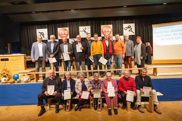 60 Jahre Mitgliedschaft  | Foto: Turnverein Bürgstadt/ Dominik Pagio