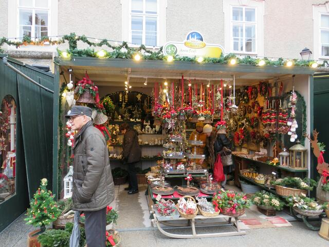 Der Christkindlmarkt in Salzburg wurde am 20.12.23 besucht | Foto: Nina Reuling