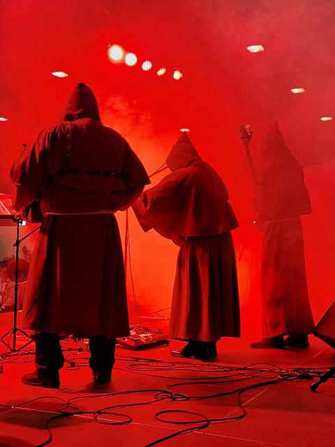 Die Band im Einsatz