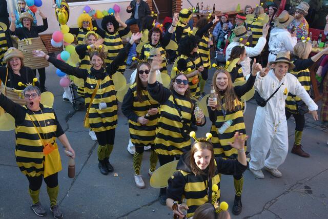 Bei den Umzügen sorgen ausgefallen kostümierte Fußgruppen für ein buntes Bild auf der Straße. | Foto: meine-news