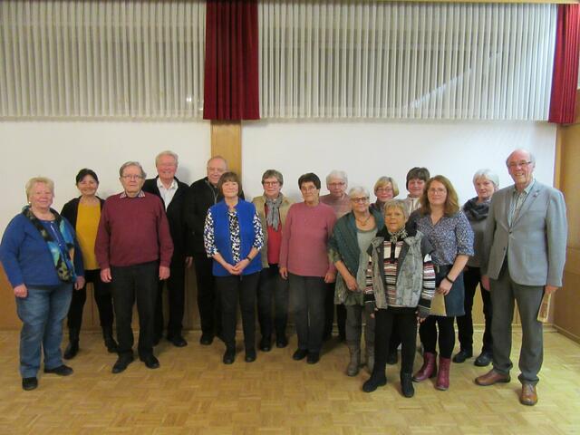 "Danke" für langjährige Mitarbeit in verschiedenen Diensten | Foto: Friedrich Frank